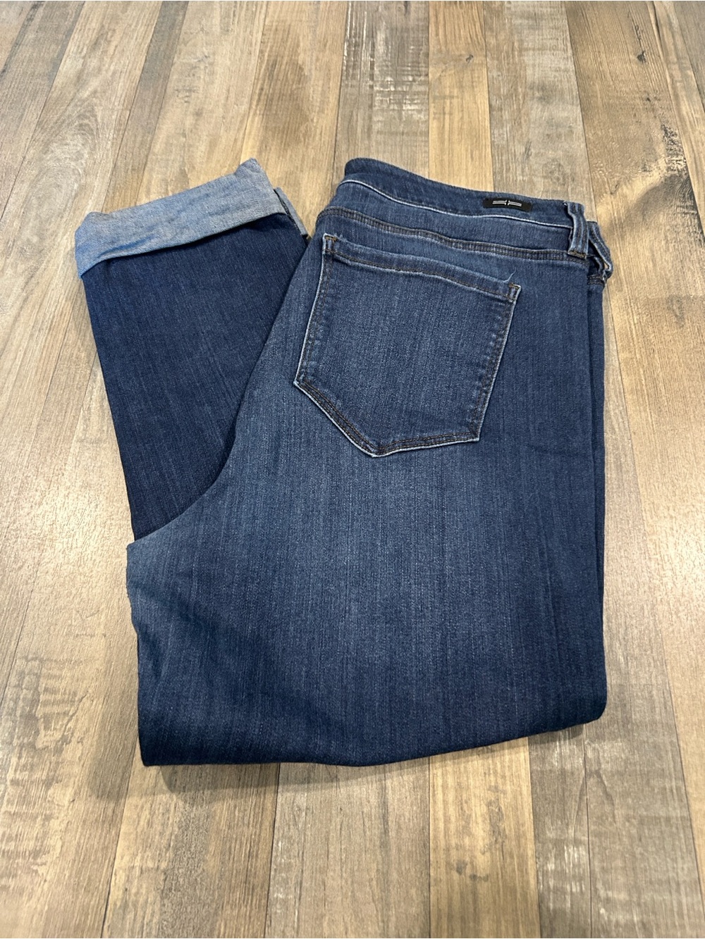Liverpool Women's Dark Blue Ankle Denim Jeans